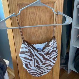 Princess Polly Zebra Top (Size 4)